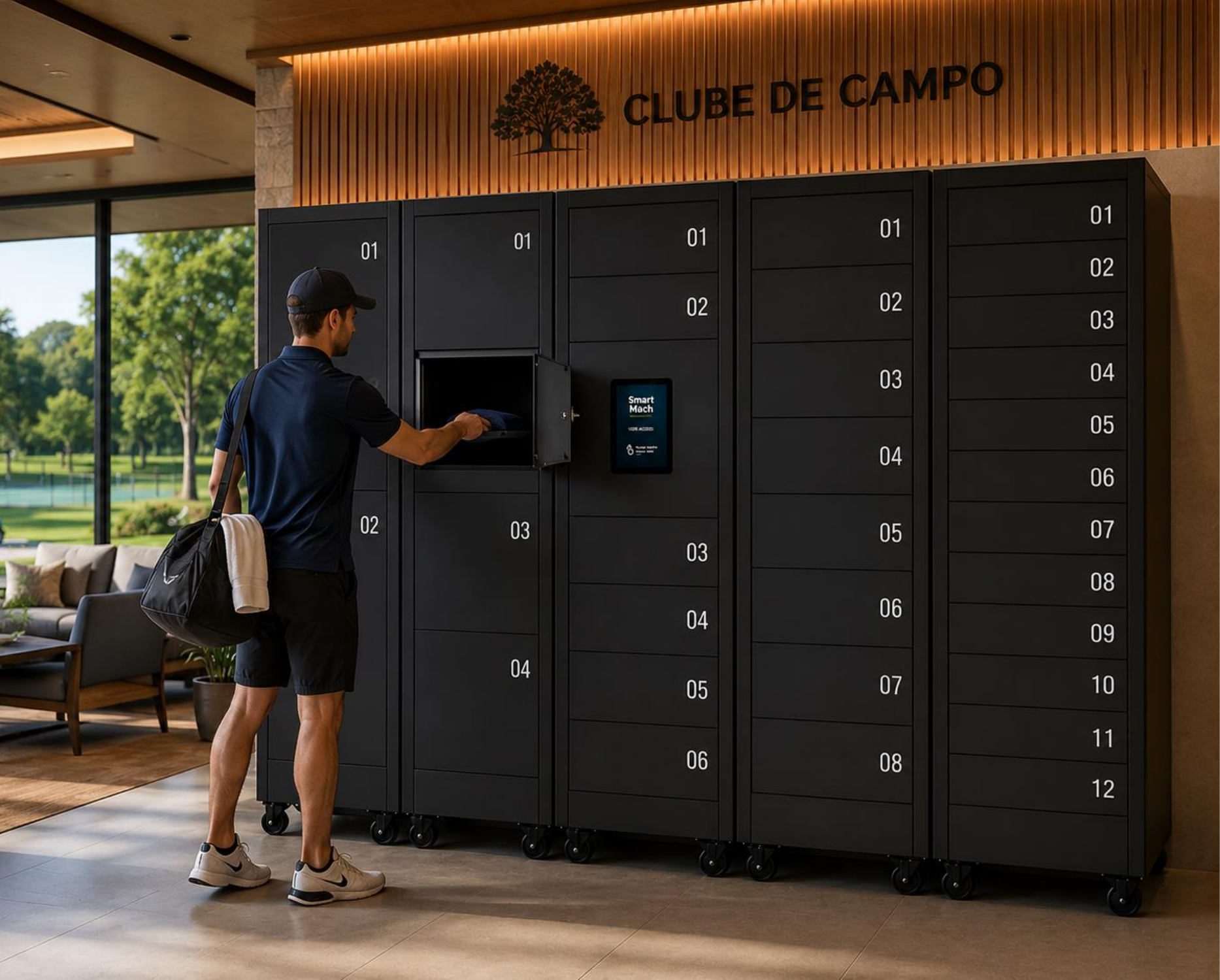 Smart Locker em Clubes