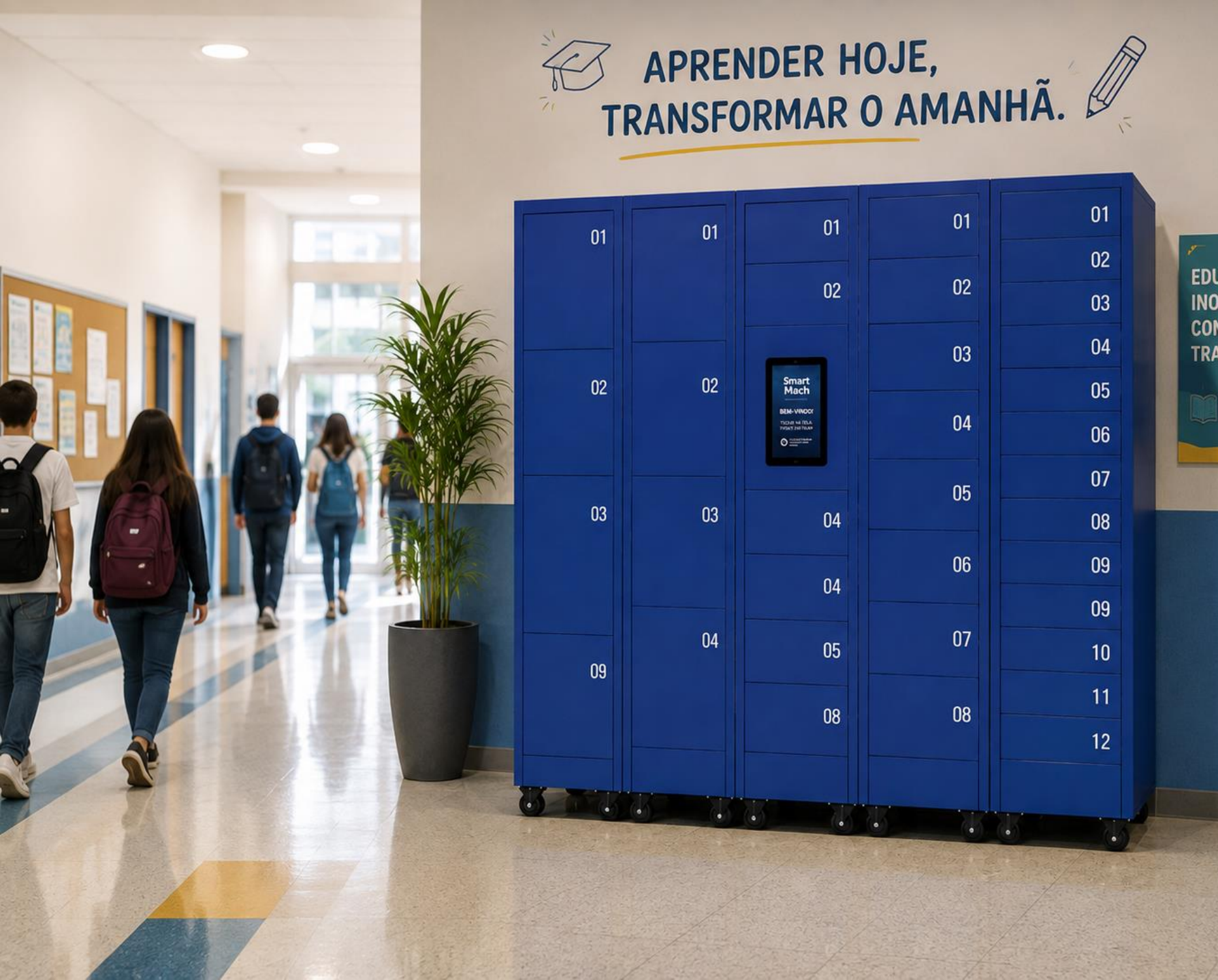 Smart Locker em Escolas